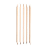 siyuwuro orange wood nail stick double-ended pusher for precise cuticle pushing