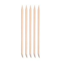 siyuwuro orange wood nail stick double-ended pusher for precise cuticle pushing