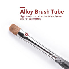 Rust-resistant alloy brush tube provides durable long-term use.