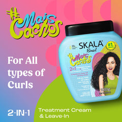 SKALA Mais Cachos Hydrates: textura cremosa para acondicionar rizos.
