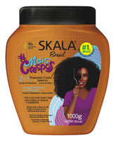 SKALA Mais Crespos bottle showing 2-in-1 treatment for hydrated coils and shine