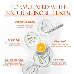 Skin 2.0 Vitamin C Serum apply image highlights quick absorption.