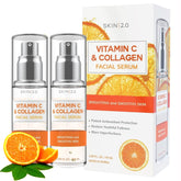 Skin 2.0 Vitamin C Serum bottle and dropper for precise application.
