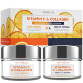 Skin 2.0 crema día con vitamina C y colágeno para una piel más luminosa.