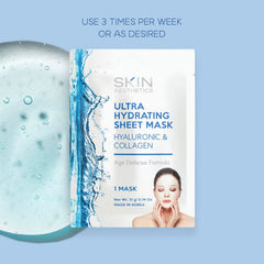 Textura sedosa de la mascarilla Skin Aesthetics para mayor confort.