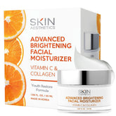 Skin Aesthetics Vitamina C y Colágeno, crema de día en envase, ilumina la piel