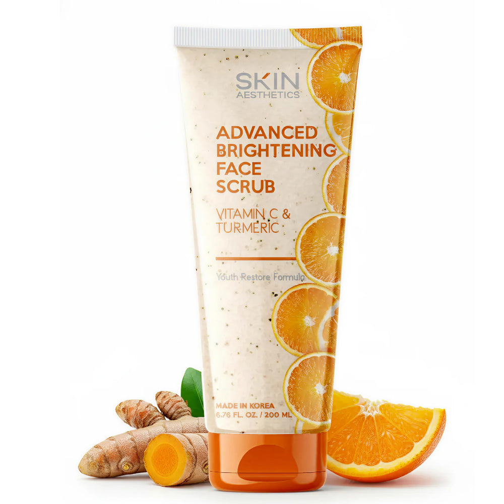 Skin Aesthetics Vitamina C y Curcuma exfoliante: textura cremosa para piel suave y luminosa.