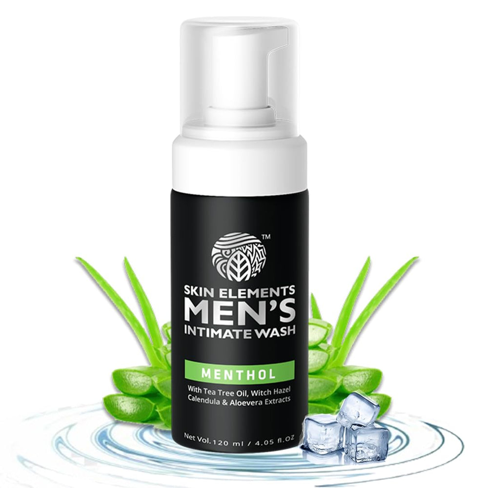 Skin Elements Jabon Intimo Hombre Mentol, botella, sensación fresca
