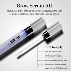 Skin Research Laboratories neuBROW mini brush enabling precise daily application
