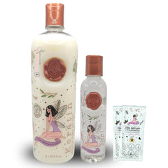 Skin Revolution Ritual Botanico keratin bottle shows organic formulation for smooth hair.