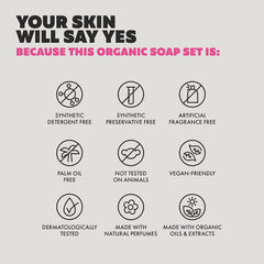 Skin Said Yes jabón oliva-karite, nutrición suave para la piel.