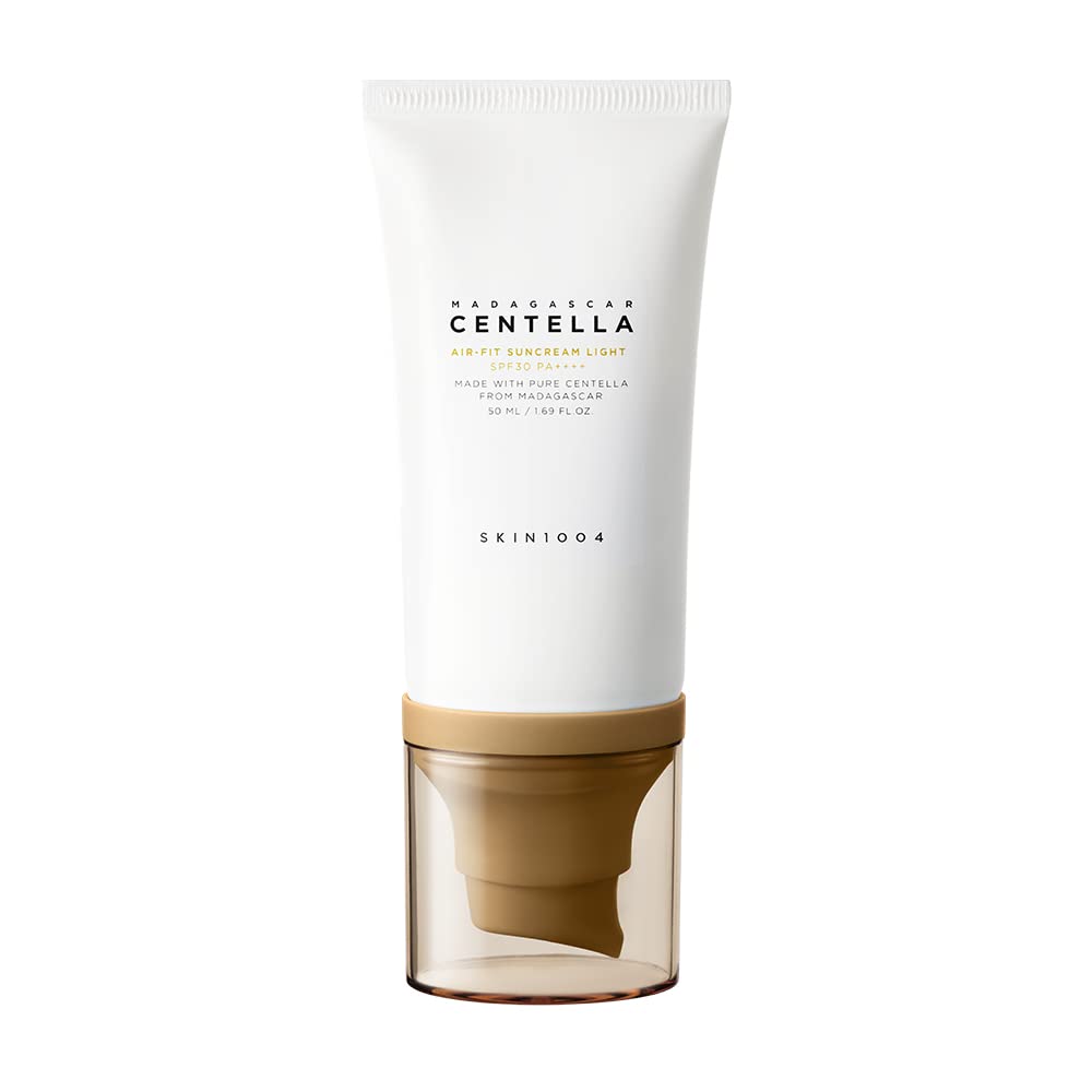 SKIN1004 Madagascar Centella Air-fit Suncream Light packaging shows mineral SPF 30 protection