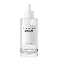 SKIN1004 Madagascar Centella, capsula-ampolla y envase, cuidado calmante para piel sensible.