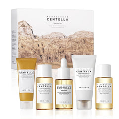 SKIN1004 Madagascar Centella Travel Kit packaging shown for travel use