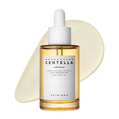 SKIN1004 en envase de ampolla con Centella de Madagascar, ideal para piel sensible.