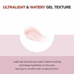 Textura gel refrescante de SKIN1004 brinda sensación fría y calmante.