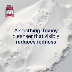 Skinfix Foaming Oil Cleanser foam lather highlighting a clean, soft feel.