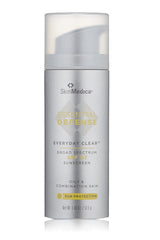 SkinMedica Essential Defense bottle pump for easy daily protection on oily skin