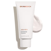 SkinMedica exfoliating cleanser bottle front with new packaging for smoother skin.