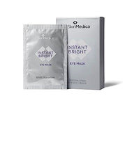 SkinMedica Instant Bright Eye Masks gel-texture close-up for refreshing under eyes.