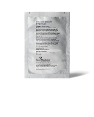 SkinMedica Instant Bright Eye Masks under-eye patches applied on eye area.