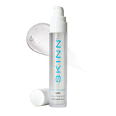 SKINN Lip6X bottle closeup highlighting sleek packaging and hydrating lip care benefits.