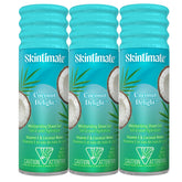 Skintimate Coconut Delight shave gel bottle with refreshing scent for smooth shave