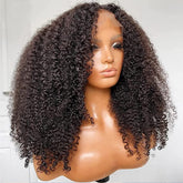 Skouty 24 inch kinkycurly wig lace front for natural look and versatile styling