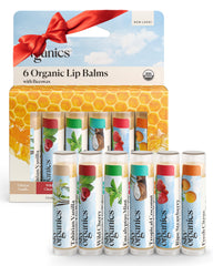 Sky Organics bálsamo labial vainilla tahitiana, hidratación suave y duradera.