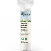 Sky Organics cotton rounds packaging, eco-friendly and ready for daily skincare.
