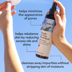 Sky Organics Tónico con ingredientes orgánicos - limpia sin resecar.