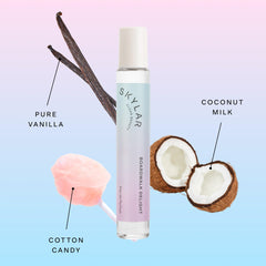 Skylar Boardwalk Delight spray bottle in use for easy, light application.