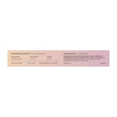 Top notes of lemon and grapefruit illuminate Skylar Pink Canyon