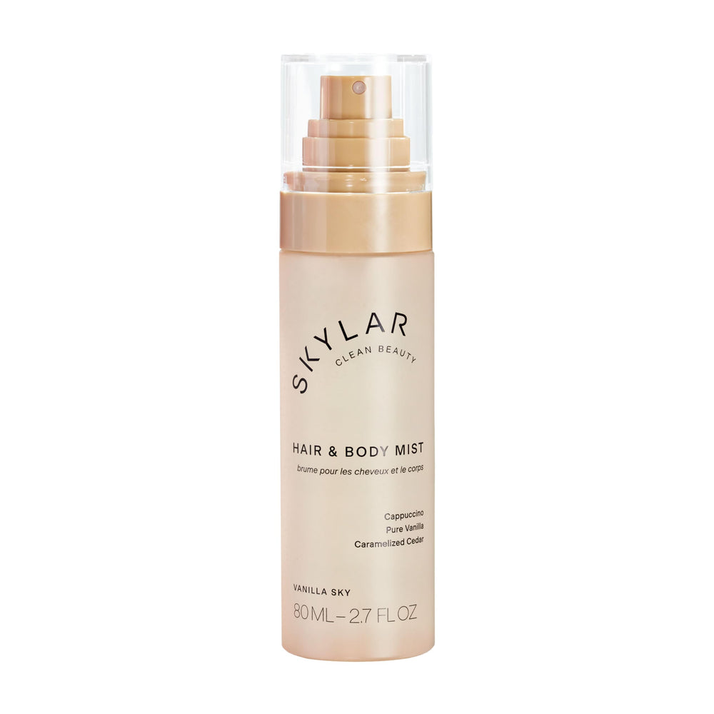 Skylar Vanilla Sky bottle front view for daily fragrance on the go.
