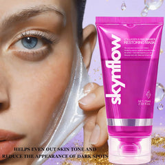 Gel facial ligero de skynflow para retirada suave sin irritación