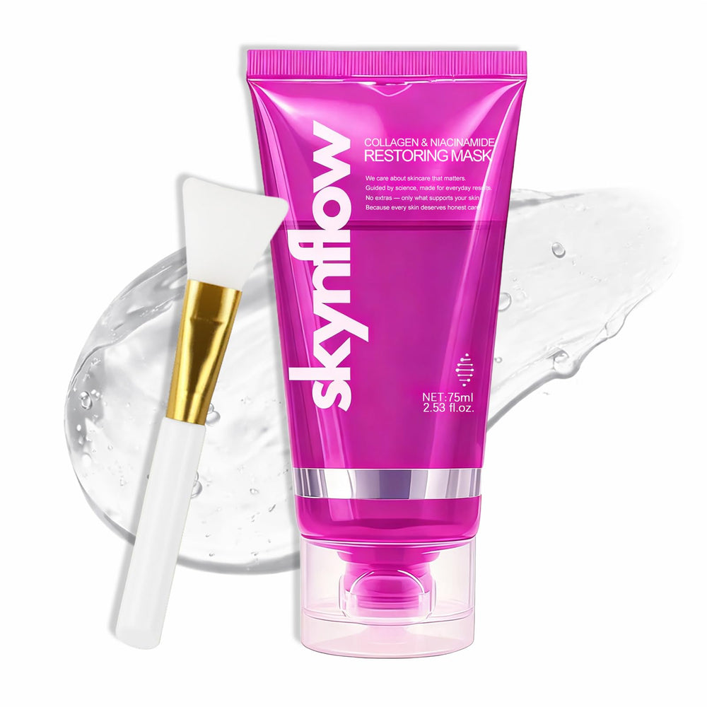 Mascarilla skynflow con envoltura nocturna para hidratación durante la noche