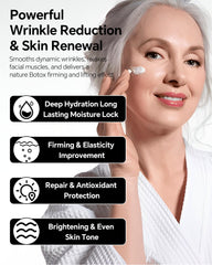 Skyoyo BotoxCream uso facial y para cuello y manos, firmeza sutil.
