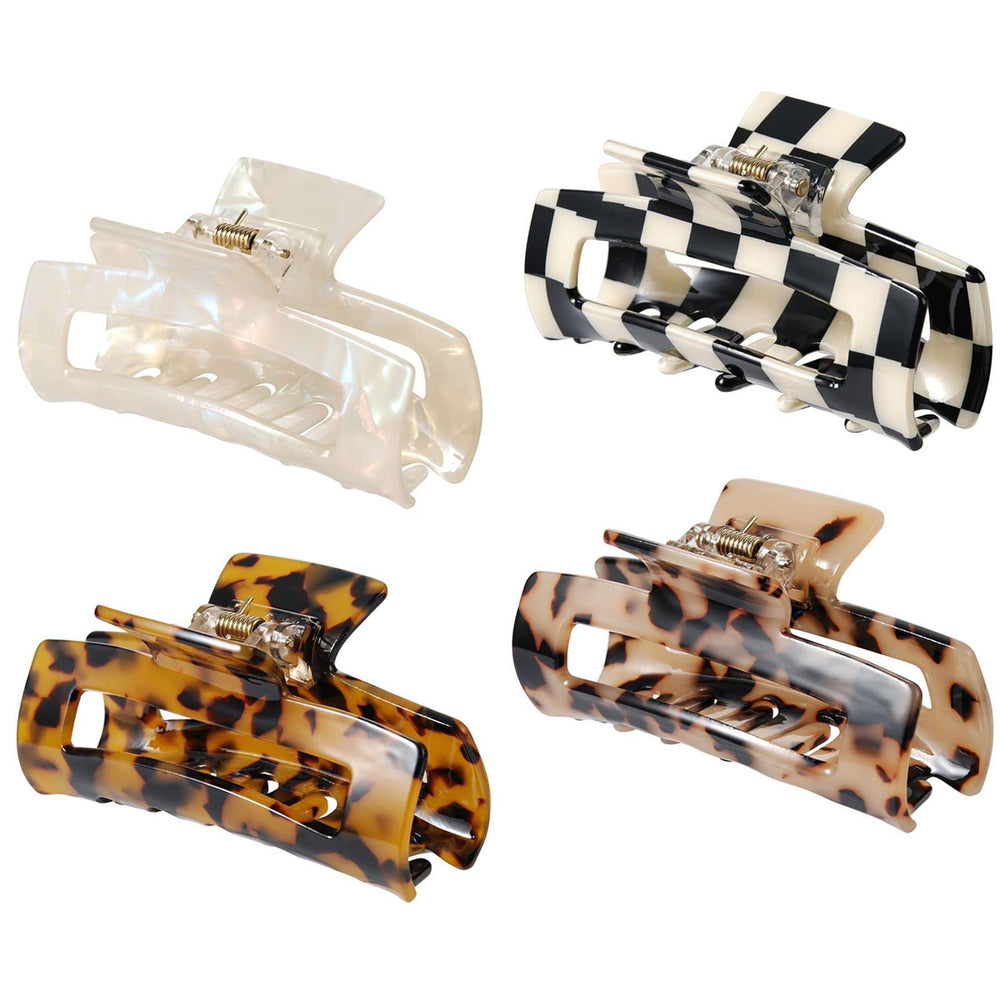 Pinza SL Sursarbelor acetato color sirena para peinados firmes y cómodos.