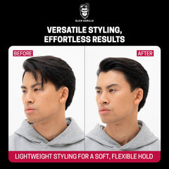 Slick Gorilla Cream Styler, acabado mate natural en peinado