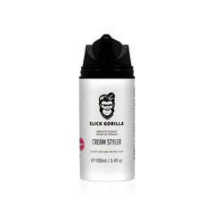 Slick Gorilla Cream Styler en mano, demostrando aplicación diaria