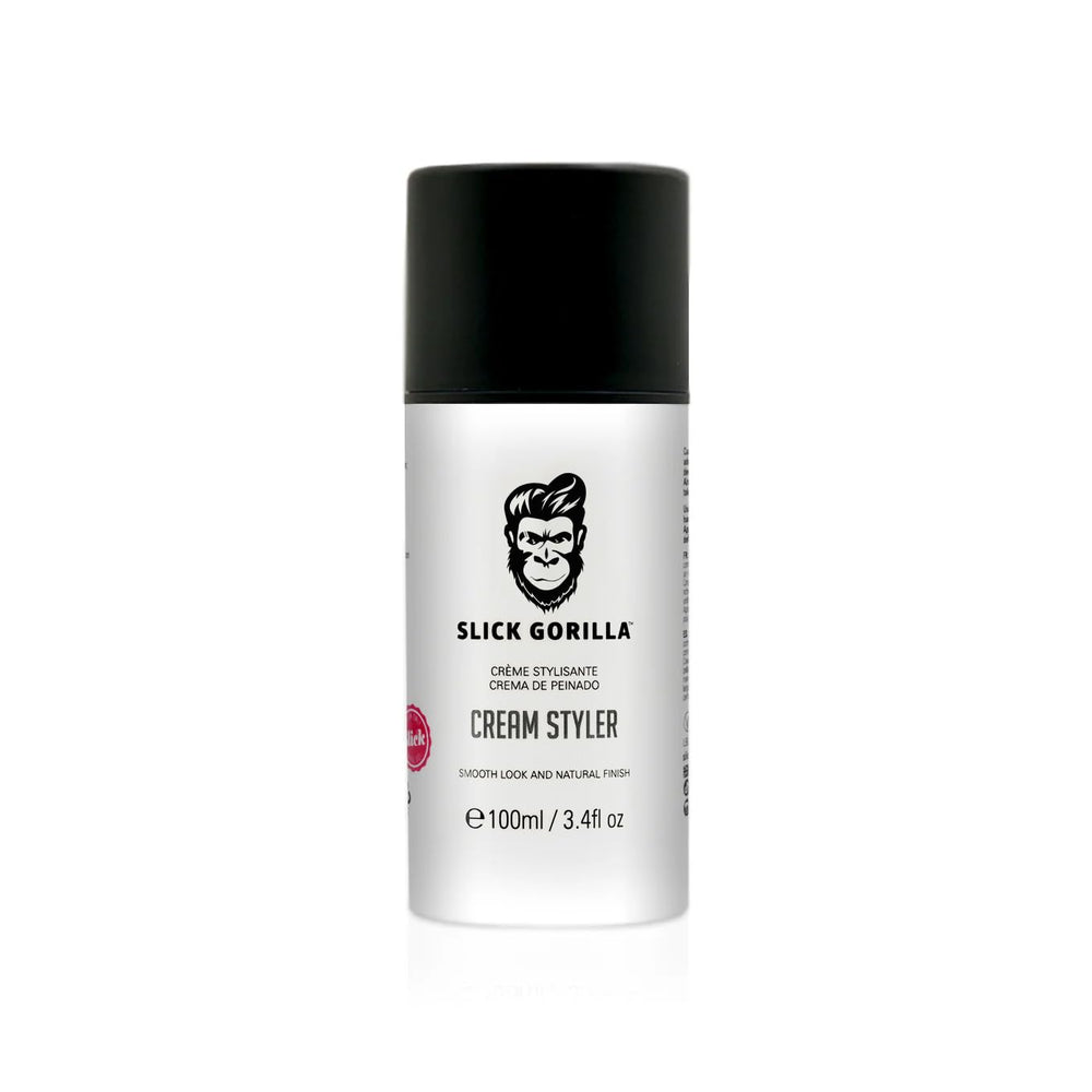 Slick Gorilla Cream Styler: botella visible, fijación flexible para un look natural