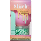 Sliick At-Home Waxing Kit in pink with coconut melon beads for salon-like results.