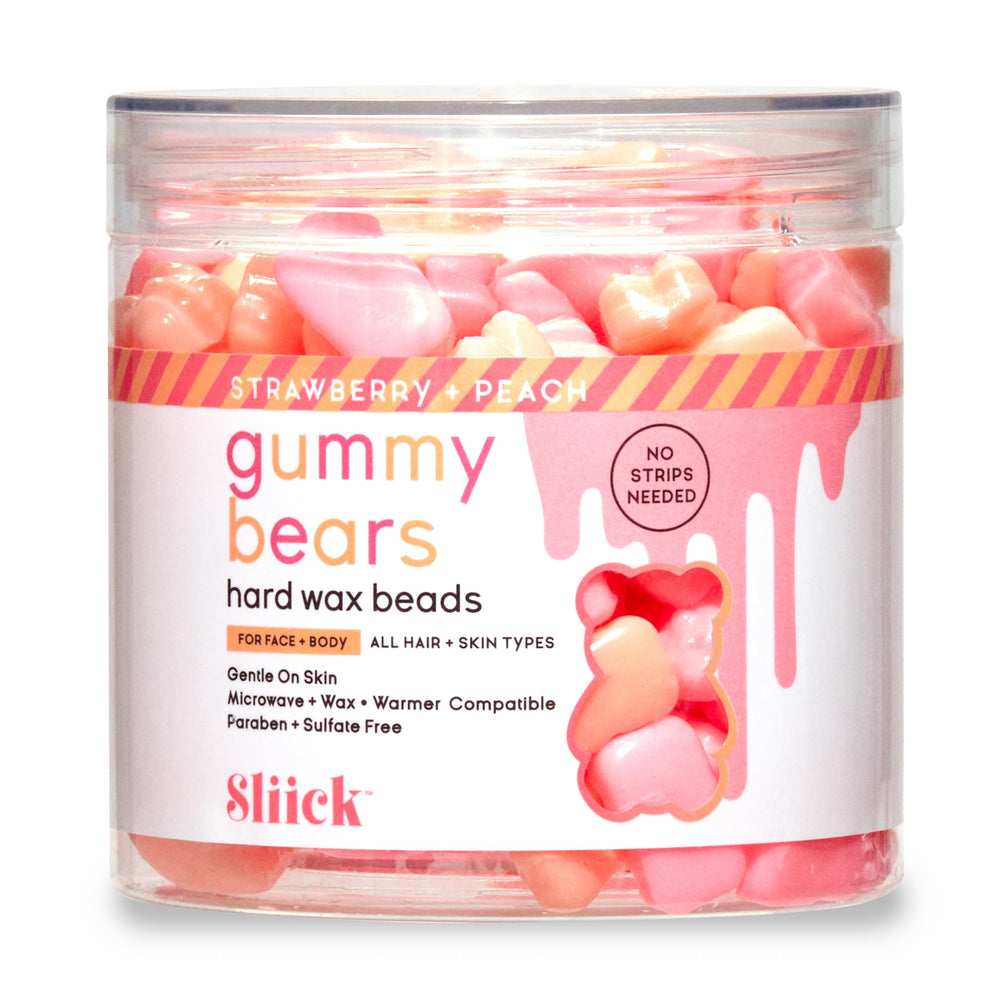Sliick hard wax beads for face and body deliver a smooth removal experience.