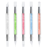 Sliverdew 5-piece dual-tipped nail art pen set for versatile designs