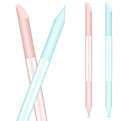 Sliverdew glass cuticle pusher angled head for precise lifting