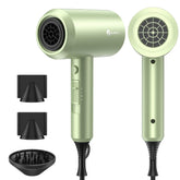 Slopehill hair dryer front view in lime cream for stylish styling