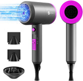 Slopehill professional ionic hair dryer front view for easy home use and travel.
