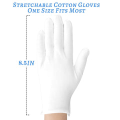 SLWJAXGT guantes de algodón blancos para inspección de joyas y monedas evitando marcas