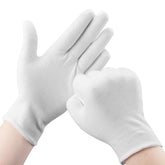 SLWJAXGT guantes de algodón blancos para uso nocturno y cuidado de la piel