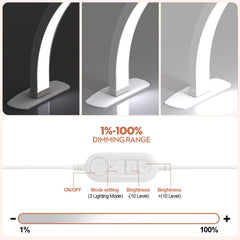 SLYFTE customizable lighting with color temperature and brightness for comfortable work